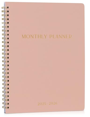 Beautiful 2025-2026 Monthly Planner and Calendar Book -...