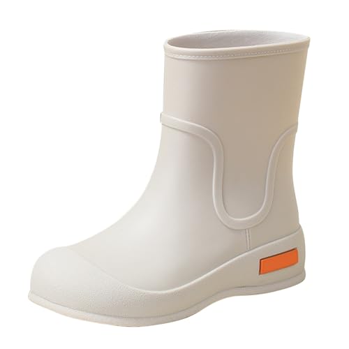 Bottes de pluie femme mode pour le jardinage et la cuisine en caoutchouc décontracté
