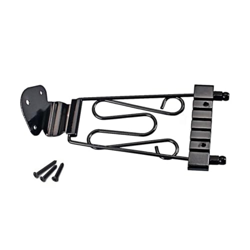 WHAMVOX Jazz Archtop Bass Guitar Bridge Ga412 Plated Guitar Tailpiece Tailpiece Easy Install