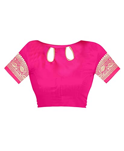 Sugathari Women Banarasi Sari Pure Kanjivaram Silk Saree Soft New Ladies 2023 Design Wear Pattu Sarees Latest Cotton Party Sari Collections with Blouse Piece for Wedding Sadi (PARI S-1