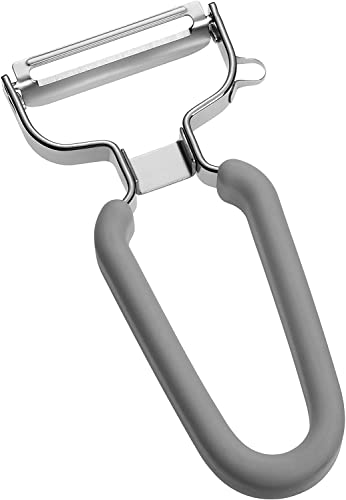 Lurch 10097 Stangenschäler/Sparschäler für Spargel und anderes Stangengemüse, Edelstahl, Flint...