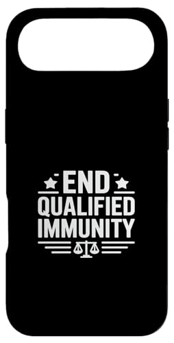 Funny Qualified Immunity Legal Says Scales Justice �X�}�z�P�[�X iPhone Air �p