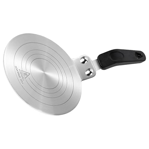 Diffuseur induction en acier inoxydable épaissi et texturé pour pot à moka