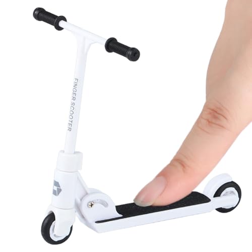Ohulelks Patinete de Dedo para Niños, Patinete de Dedo con Pedales, Coche de Juguete de Escritorio, Coche de Juguete