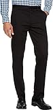 Calvin Klein Men's Slim Fit Refined Twill Pant,Black,34Wx34L
