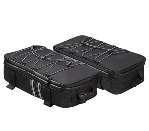 Sac de selle moto étanche pour BMW G650GS et R1200GS avec sacoches latérales noires