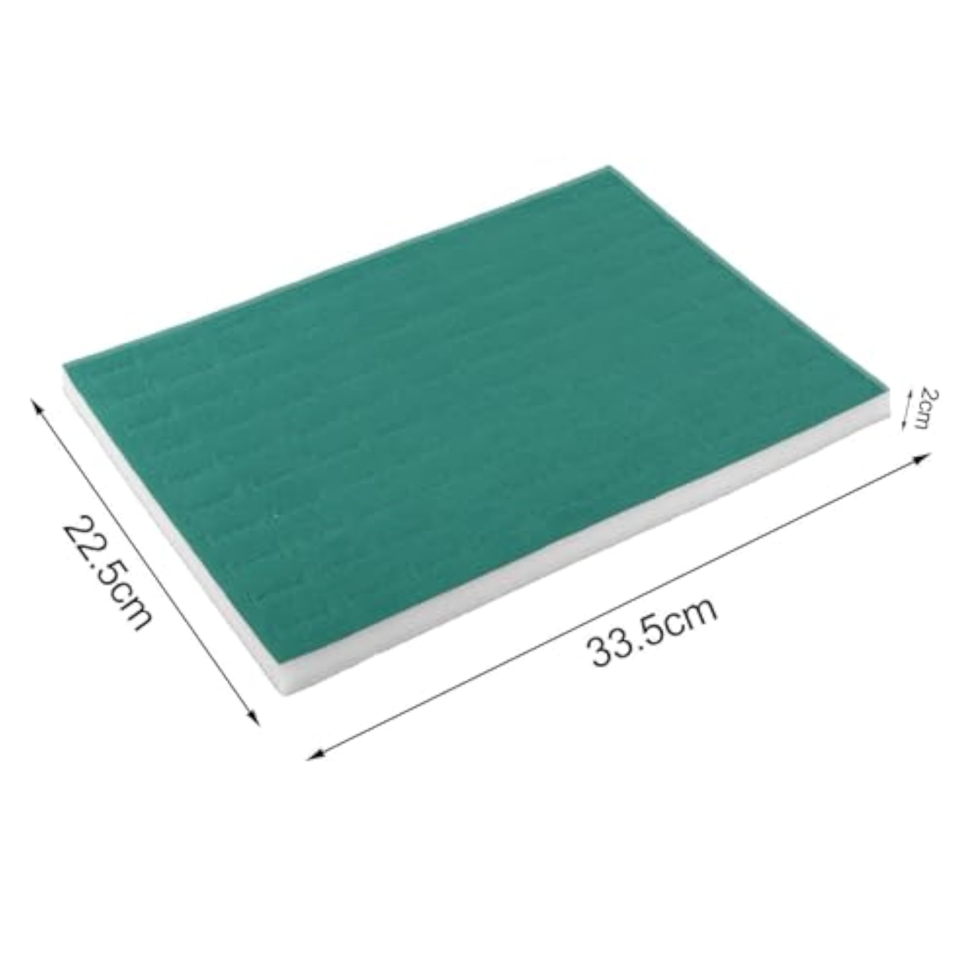 Sponge Rings Holder Display Tray, Green Plush Organizer