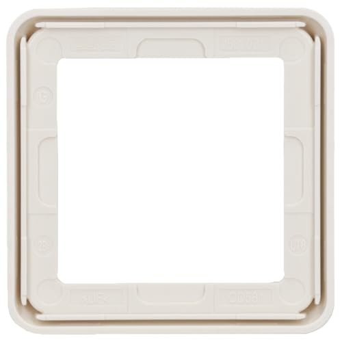 JUNG CD581W Abdeckrahmen 1-Fach weiß