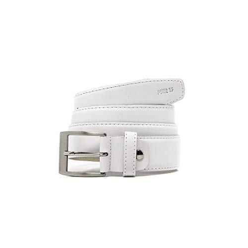 Cinto Masculino Em Couro Cor Branco 031 (150)