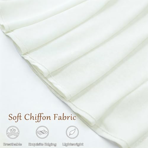 Image of Ciormis Chiffon Capelet Women's Soft Shawls and Wraps for Evening Dresses, Wedding Formal Dress Shawl Cape Cover up