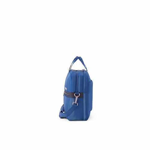 Image of American Tourister Luxe Biz | 16 Ltrs | 2 Compartments | Detachable & Adjustable Strap | Medium Briefcase | 1 Year International Warranty | Blue