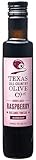Raspberry Balsamic Vinegar - Gourmet Barrel Aged Infused Balsamic Vinegar - Great for Dressing Dipping Glazing - No Artificial Flavors or Added Sugar - Made in Texas (8.5 oz)