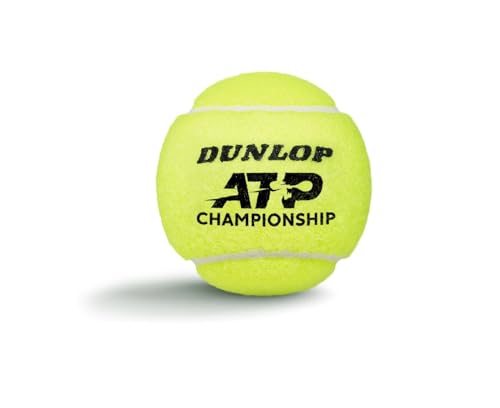 Dunlop Tennisball ATP Championship - für Sand, Hartplatz und Rasen (3 Bälle)