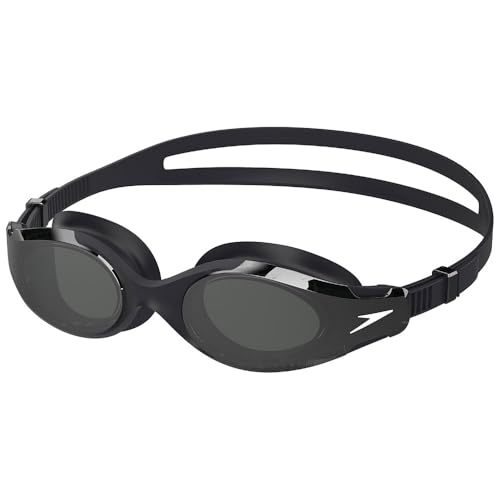 Speedo Unisex Erwachsene Hydrosity 2.0 Verspiegelte Schwimmbrille | Schwimmen | Verbesserte Sicht Schwimmbrille, Schwarz/Gold, Einheitsgröße