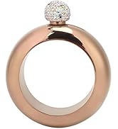 Bracelet, Diamond Alcohol Jug Bracelet Bottle for Women for Dancing (Bright Rose Gold)