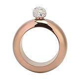 [Pulsera portátil con brazalete]: llevar el corazón en la manga no es tan divertido como llevar la bebida en la muñeca. La pulsera de petaca es perfecta para situaciones que requieren un sorbo sutil, esta petaca de brazalete podría ser el accesorio más utilitario y elegante que posees.