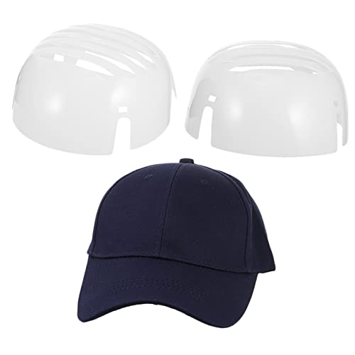 Alipis Cappello Baseball Con Inserti Antiurto in Pe Resistente Berretto in Cotone Per Sicurezza e Protezione Lavoro e Sport Bump Caps Insert Facili Da Usare