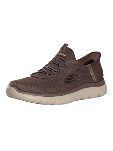 Skechers Homme Baskets Haut De Gamme Summits souples en couleur chocolat taille 41