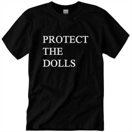 Protect The Dolls T-Shirt Funny Quote Shirts Unisex Protect The Dolls Merch Letter Print Short Sleeve Graphic Tees