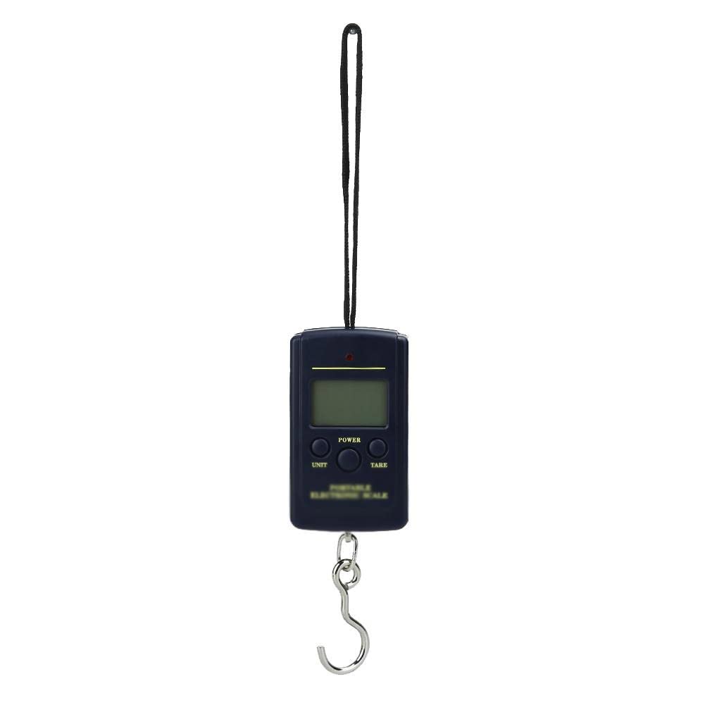 JFDBGU 40kg x 10g Mini Digital Scale for Fishing Luggage Travel Weighting Steelyard Hanging Electronic Hook Scale, Kitchen Weight Tool(B)