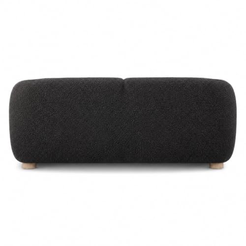 Image of Kaniel Premium Boucle Fabric 3 Seater Sofa for Living Room and Offices Black