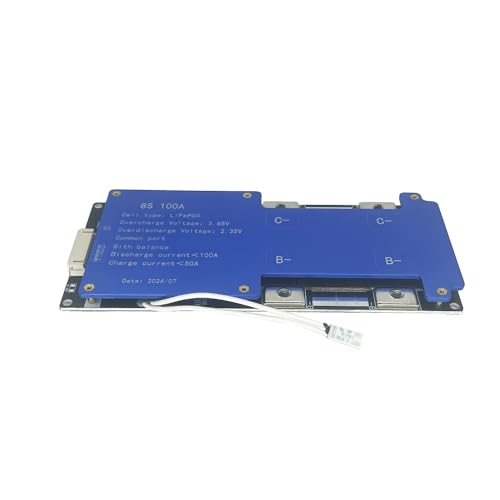 8S 100A DC24V BMS LiFePO4 Battery Balance Charge Board NTC Temperature Protection Equalizer3