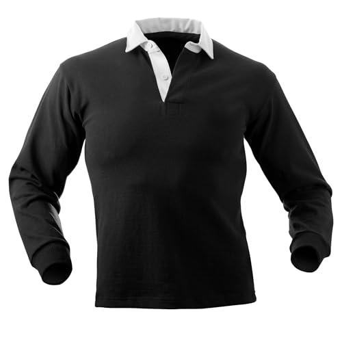Barbarian Traditional Rugby Jersey Black