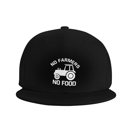 No Farmer No Food Tractor Outdoor Baseball Hat Flat Hat3