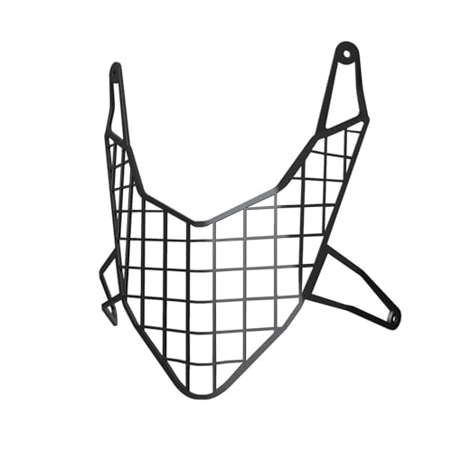 Couvercle protection phare XL750 Transalp grille en maille noire anti-projections