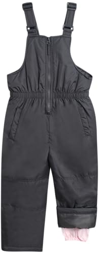 Image of Pink Platinum Girls Snowsuit 2-Piece Insulated Hooded Jacket & Bib