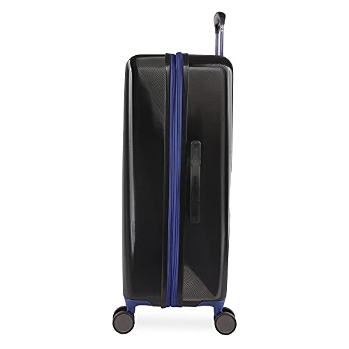 Hurley Suki Hardside Spinner Luggage, Black/Blue, 29" Check in3