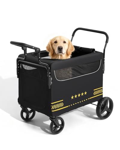 LINCAE All Terrain Pet Stroller with Ramp