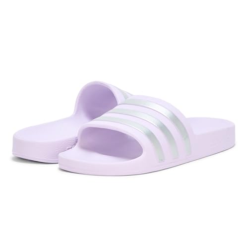 Image of adidas Womens Adilette Aqua Slides Casual Sandals Casual - Blue
