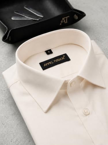 Image of Appel Touch Men's Cotton Blend Formal Shirt Full Sleeves