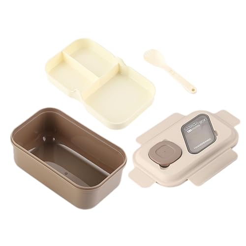 Auslaufsicherer, auslaufsicherer Lunchbehälter für Kinder | geteilter, mehrschichtiger Lunchbehälter 1600 ml, mikrowellengeeignet, spülmaschinenfest und konge