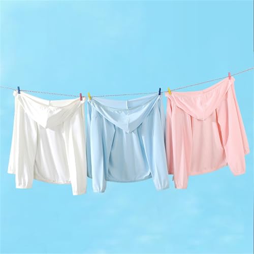 Girls UPF50+ Athletic Jacket with Hood Sun Protection Long Sleeve Hiking Shirts Lightweight Cooling Outwear2