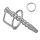 BDSMJOY Dilator Harnröhre Edelstahl Hohl Penis Plug mit Penisring,6 Stile,Katheter Harnröhre Mann mit Eichelring,Harnröhren Dilatatoren Männer Prostata Masturbator,Sexspielzeug für Männer Solo (A)