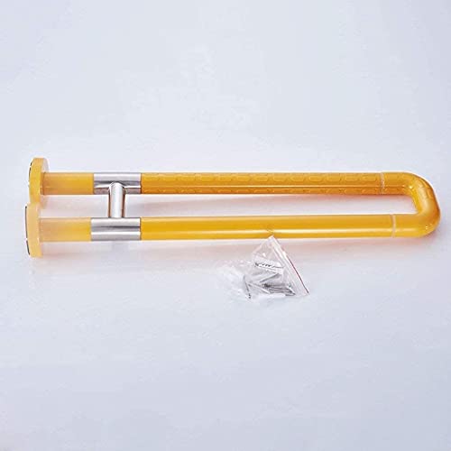 Barre d'attraction pour toilette barre de sécurité wc PMR jaune