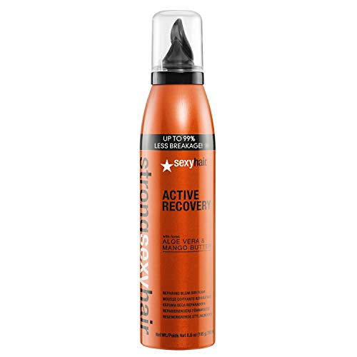 SexyHair Strong Active Recovery Repairing Blow Dry Foam, 6.8 oz