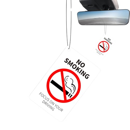 Dekoration des Innenspiegels - Autoduft Verkehrsschild, hängende...