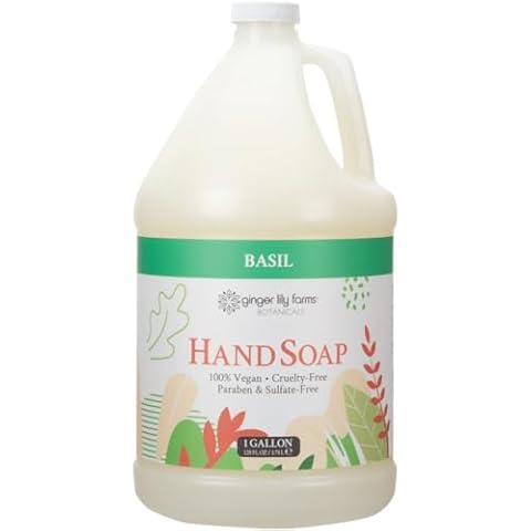 Ginger Lily Farms Basil Hand Soap Refill Cover