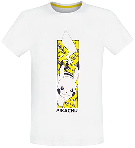 Pokemon Men's Pokémon, Blanco, One Size