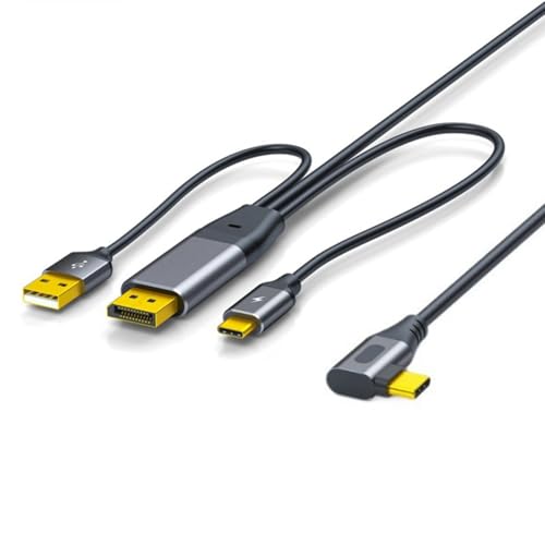 Câble DP USB C pour moniteur mobile et configuration de jeu nomade en 4K - 8