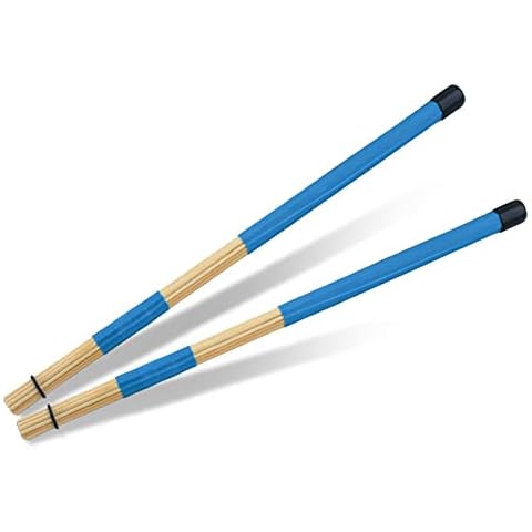 Anawakia 1 Pair of Drumsticks Drums Hot Rods Sticks Drum Stick Lightning Rods (Blue) Cover