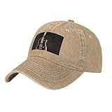 Photo Gallery mkgohlg cappellino da baseball da cowboy lavato con stampa di chitarra nera nera per adulti, cappello elegante e traspirante, naturale, taglia unica Photo Gallery mkgohlg cappellino da baseball da cowboy lavato con stampa di chitarra nera nera per adulti, cappello elegante e traspirante, naturale, taglia unica
