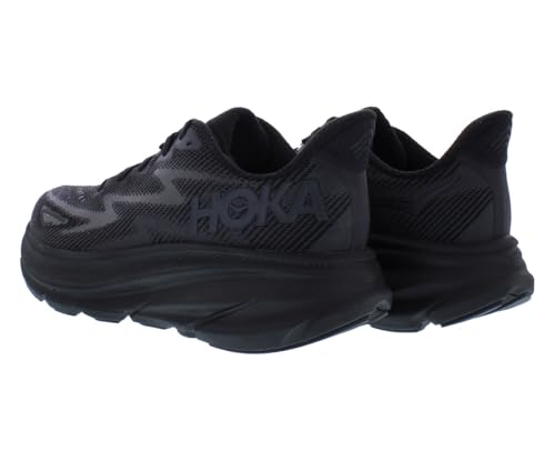 HOKA ONE ONE Clifton 9 Womens Shoes Size 7, Color: Black/Black