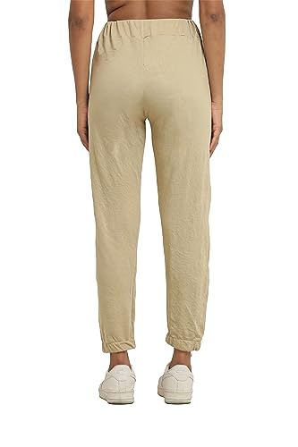 Image of Women Solid Joggers for Running, Yoga, Fitness, Lounge Wear Comfortable Cotton Joggers for Women and Girls