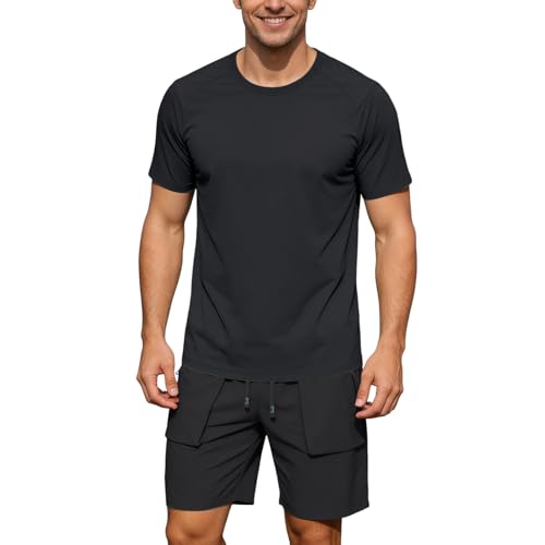 T-shirt de sport coupe ajustee contre la transpiration masculine