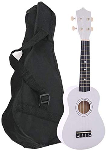 HH-CC 21 Pouces 12 frettes Basswood Ukulele Soprano, sapelli 4 Cordes de Guitare (Color : White, Size : 21 inches) - Les Beatles, Paul McCartney, John Lennon, RIngo Starr, George Harrison HH-CC 21 Pouces 12 frettes Basswood Ukulele Soprano, sapelli 4 Cordes de Guitare (Color : White, Size : 21 inches)