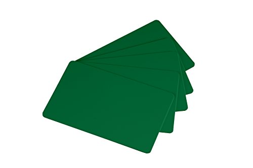 Image of Pack of 500 Green CR80 PVC Cards | 30 mil by easyIDea